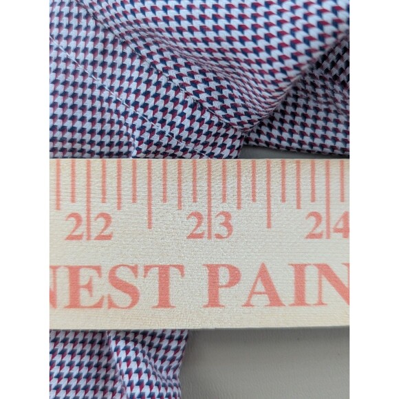Savoy Taylors Guild Moss Bros Men's Dress Shirt Size 17 Geometric Print Office - Picture 9 of 12